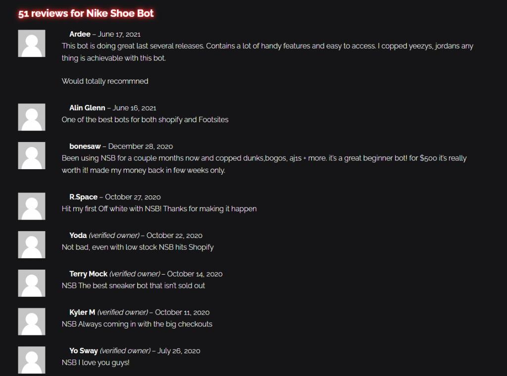 Nike shoe bot on sale discord