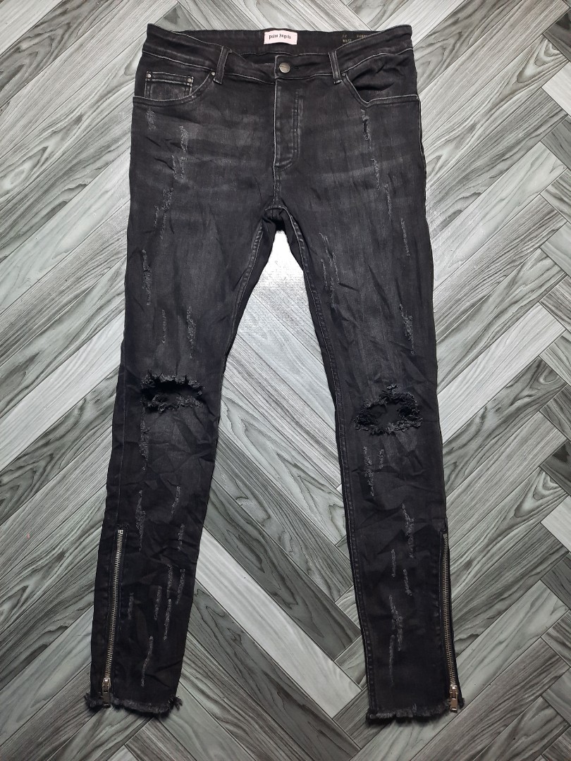 Palm Angels Distressed Skinny Jeans 