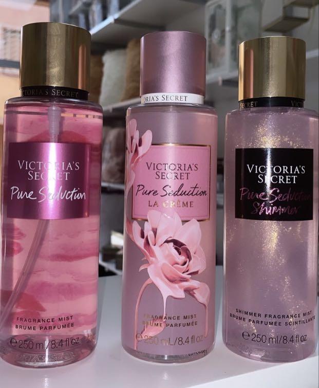 Parfum Victoria Secret Body Mist PURE SEDUCTION ada yang pure seduction shimmer la creme dan ori