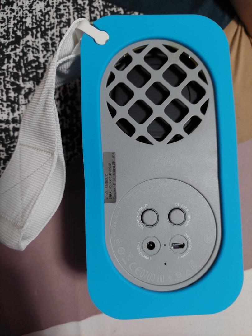 Philips Bluetooth Speaker BR-1X (Category: Portable Audio Accessories) located in Makati City. Submitted by tuffbrat (Listing ID 1124490238, Image 3). Description: Bought for Php6,499 Brand new complete set with box 3.5mm audio cable Built in Carrying strap 100-240v 2 modes of charging Bluetooth.