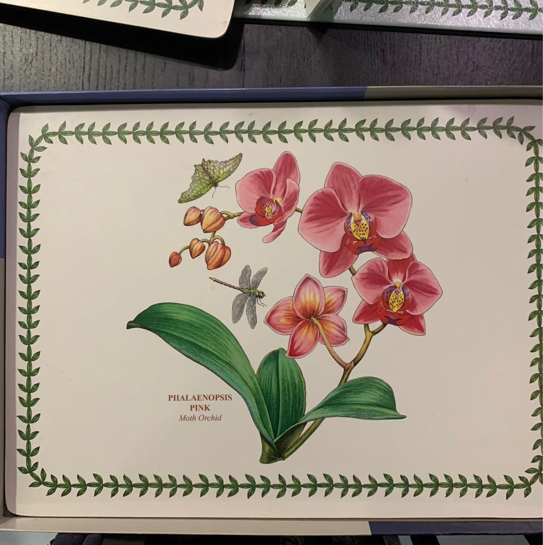 Portmeirion Pimpernel Exotic Botanic Garden PlaceMats Set of 4, Furniture & Home Living