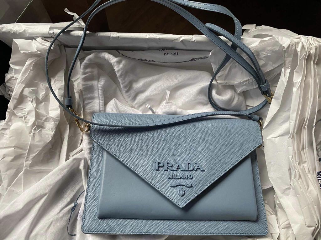 Prada monochrome hotsell crossbody bag
