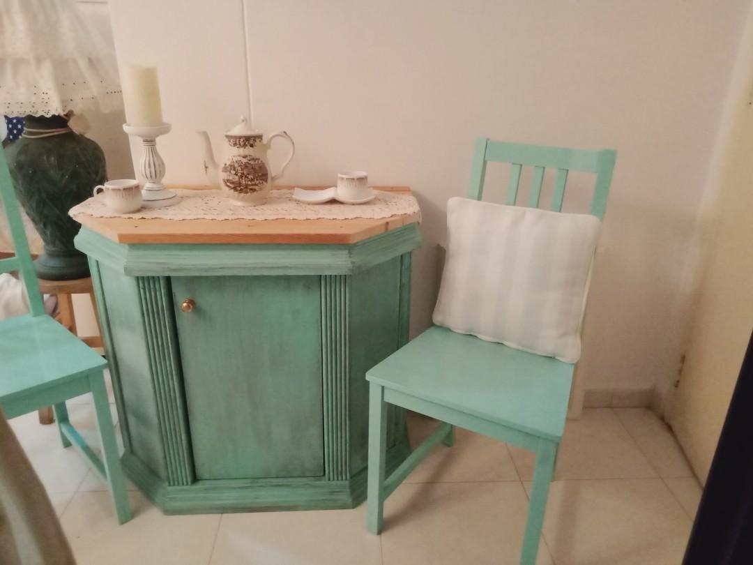 Pretty Rustic Torques console (Category: TV Consoles) located in Singapore. Submitted by yuri990 (Listing ID 1124338465, Image 1). Description: it is done beautifully by my husband! one of his Diy projects. dimensions:75cm H,80cmL and 40CmD pls WhatsApp me at 97313867 for more details.collect from Sengkang.