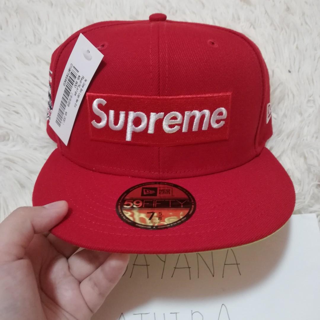 READY STOCK Supreme No Comp Logo New Era 7 5/8