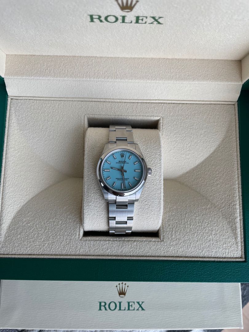 Rolex Oyster Perpetual OP Tiffany Blue 