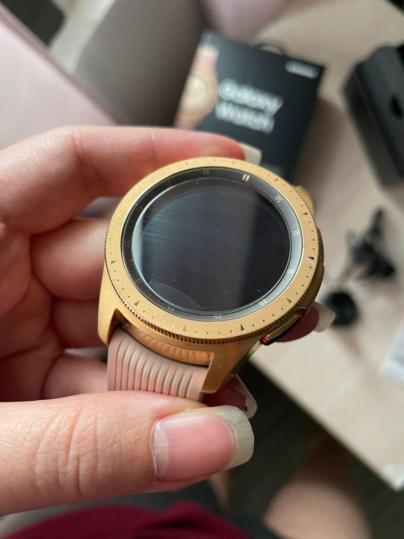 Galaxy watch 42mm bluetooth rose gold on sale