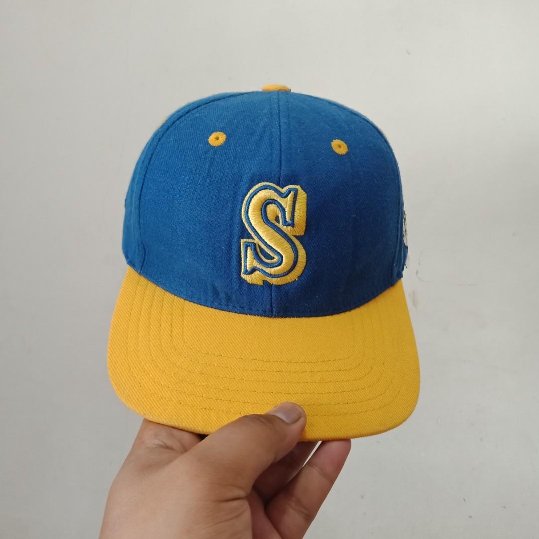 Vintage 1980s 80s MLB Seattle Mariners Cap Hat