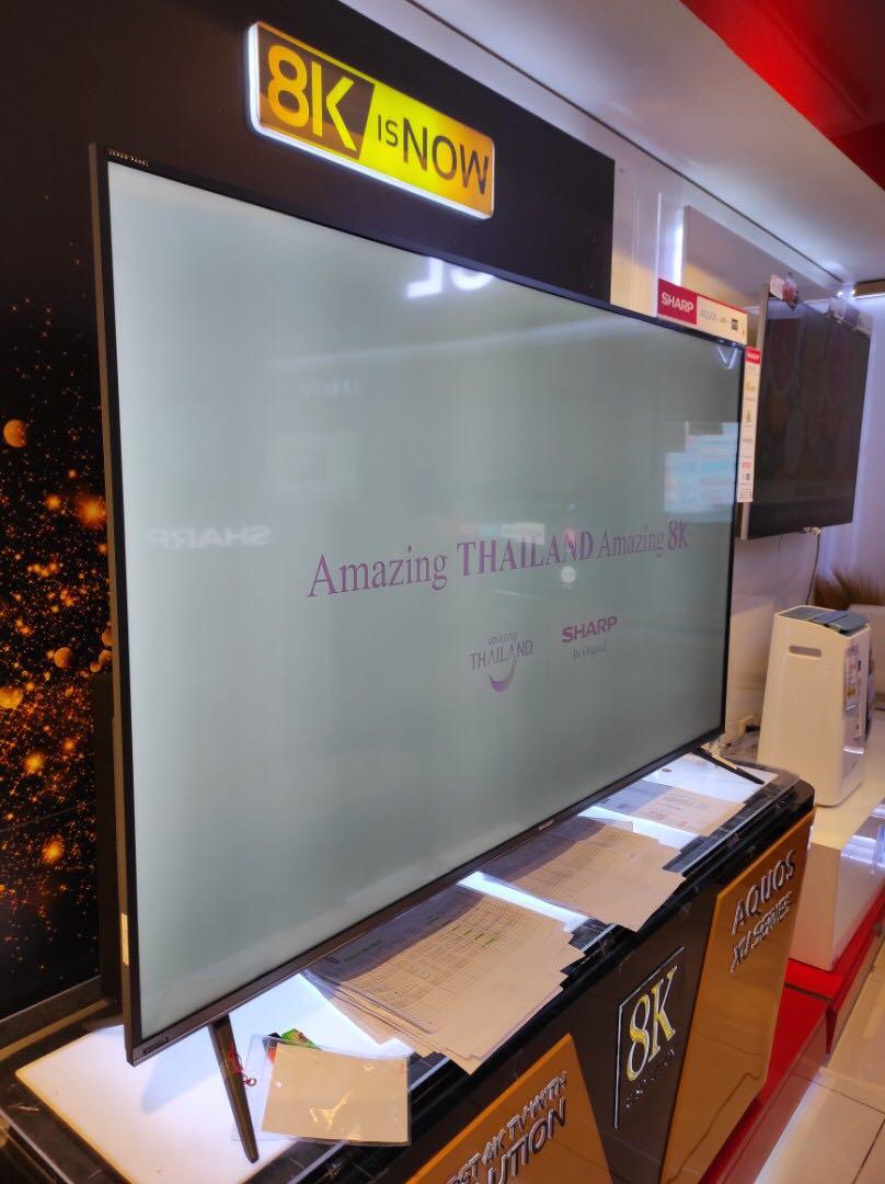 SHARP 4K UHD ANDROID TV (Category: TV) located in Quezon City. Submitted by annys.online (Listing ID 1124479041, Image 1). Description: SHARP 4K UHD ANDROID TV 4T-C70CK3X-44,500 * 70" 4K Android TV * AQUOS original processor that enhance and ensure the viewing quality of experience * Thousands of applications to download and install such as VODs, Games, News, etc. * Interact with your Android TV thru its built-in Voice Assistant using the remote 