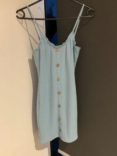 Shein mini blue dress