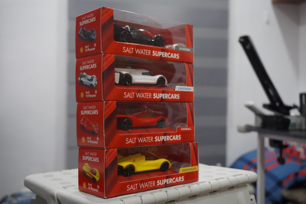 Salt water car toy sales shell