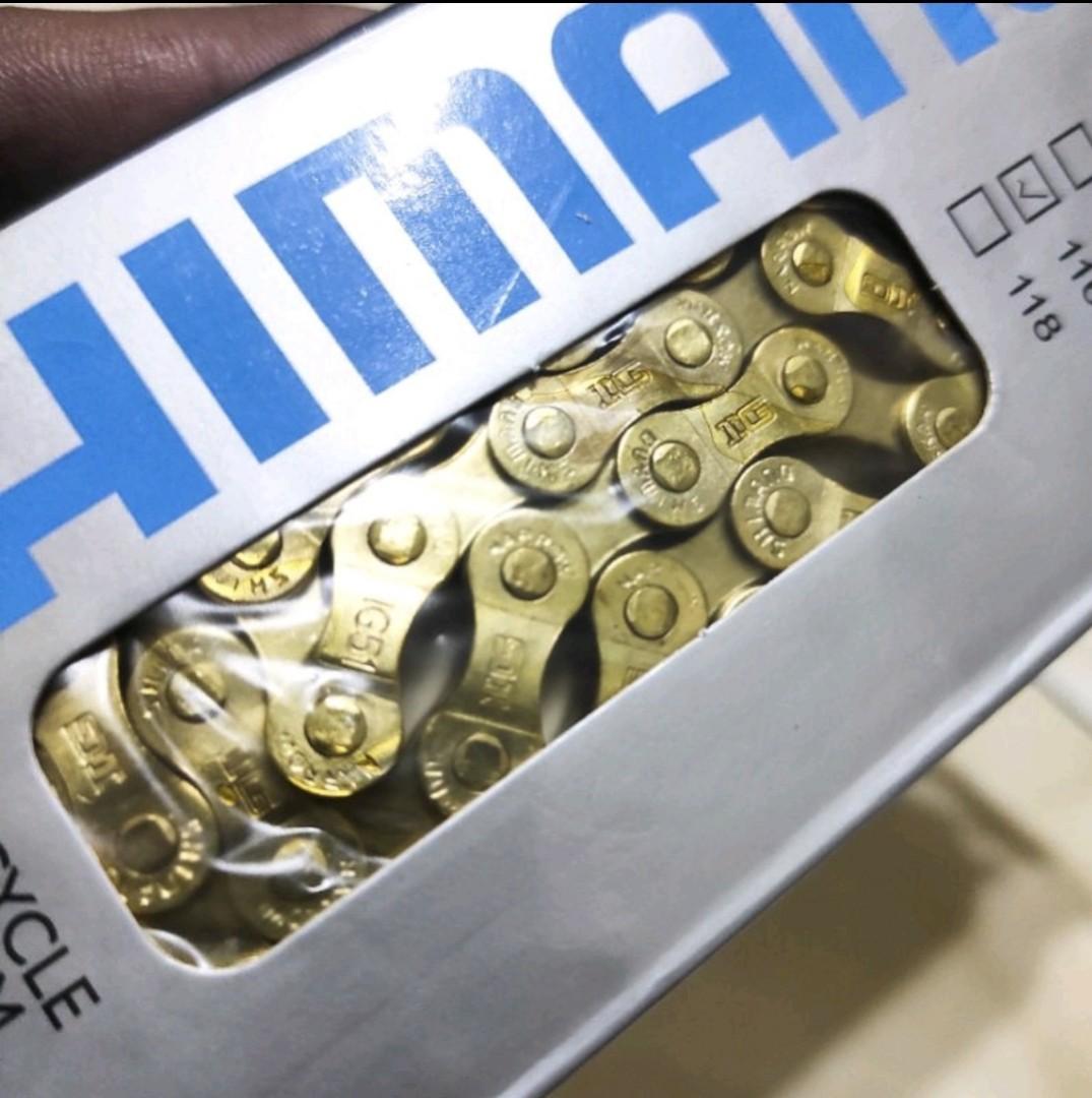 8 speed shop gold chain