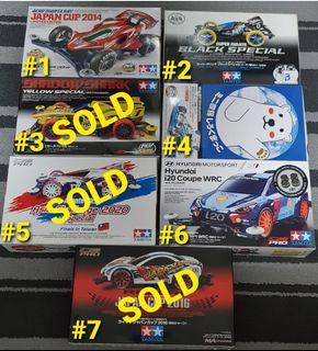Tamiya Mini 4wd - Collectible Cars - LESS 10% DC..
