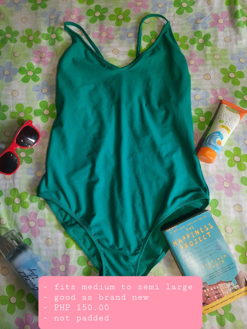 Teal One Piece Swimsuit, Women's Fashion, Swimwear, Bikinis & Swimsuits