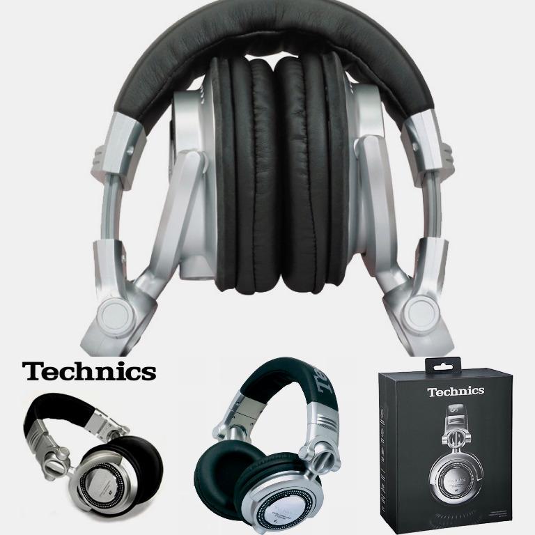 Best Buy: Technics Professional DJ Headphones Black/Silver RP-DH1250-S