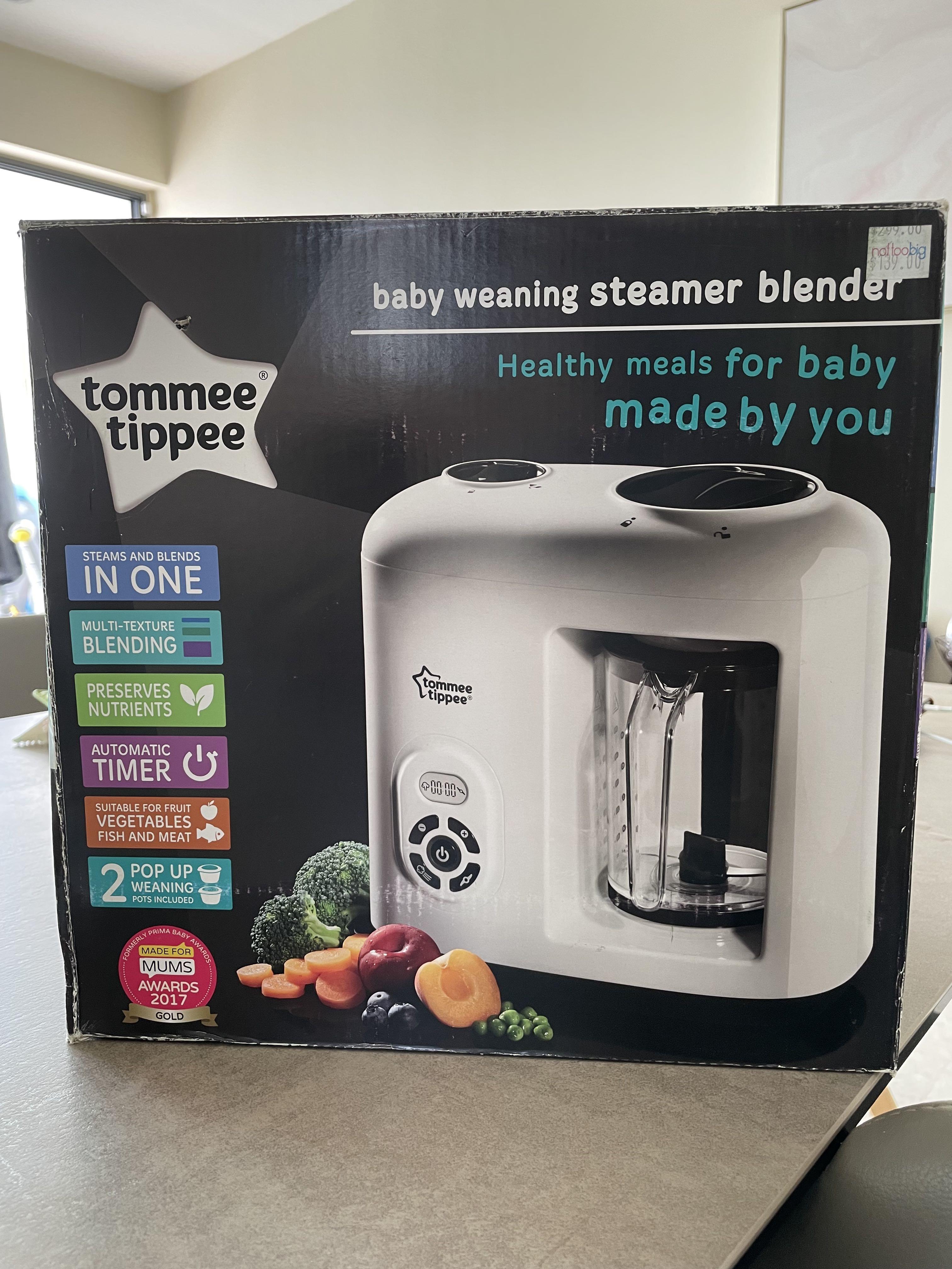 Tommee Tippee Baby Weaning Steamer Blender, Babies & Kids, Nursing