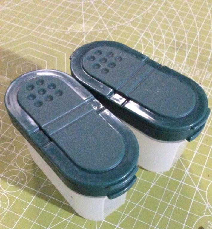 Tupperware spice shaker (Category: Cookware & Accessories) located in Paranaque City. Submitted by vanyla12 (Listing ID 1124439139, Image 2). Description: Tupperware vintage design spice shaker 150 pesos each sf shouldered by buyer.