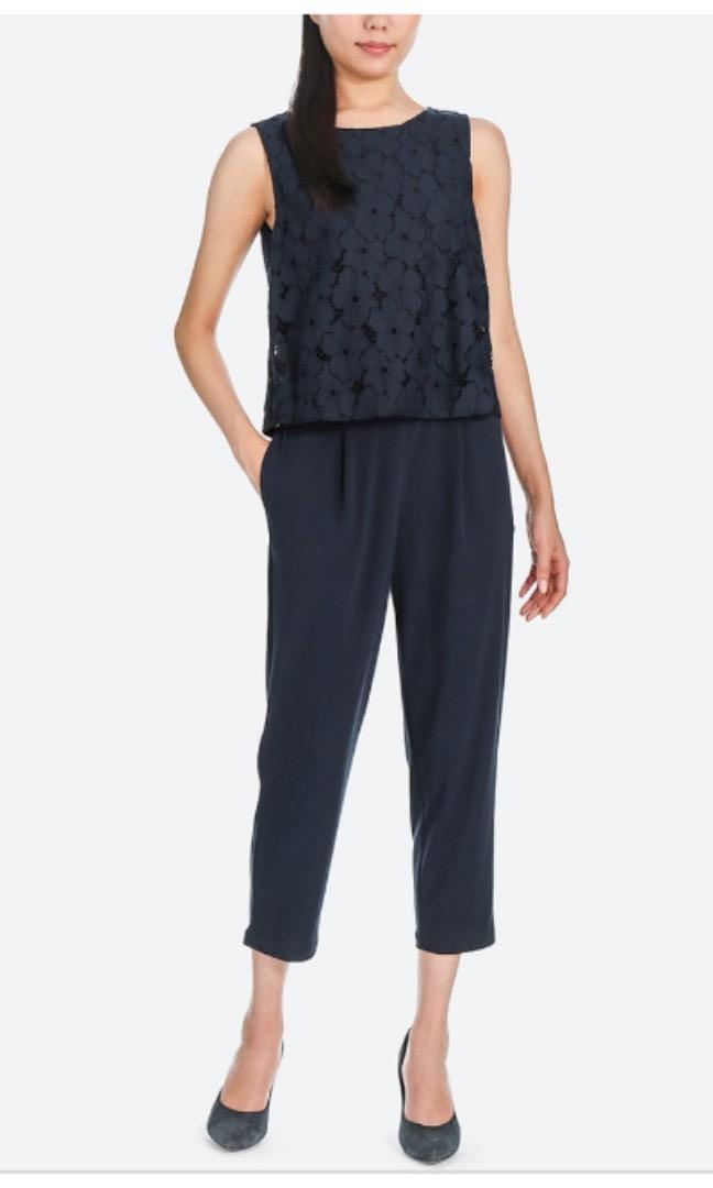 Uniqlo lace jumpsuit new arrivals