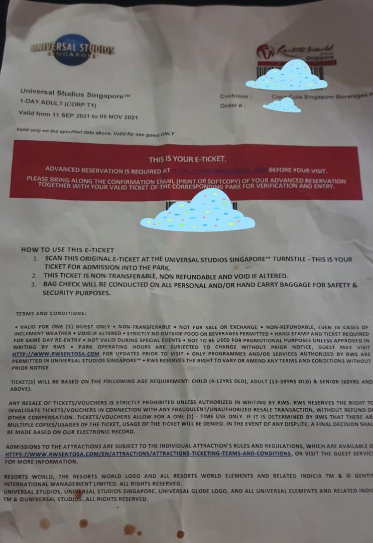 USS Halloween horror night 2021, Tickets & Vouchers, Event Tickets on