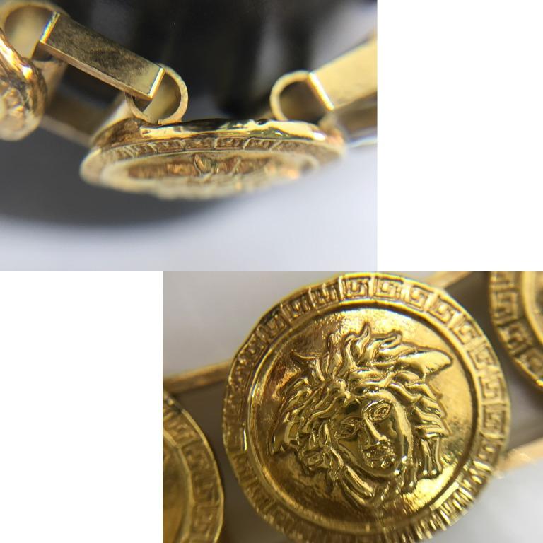 Gold discount bracelet versace