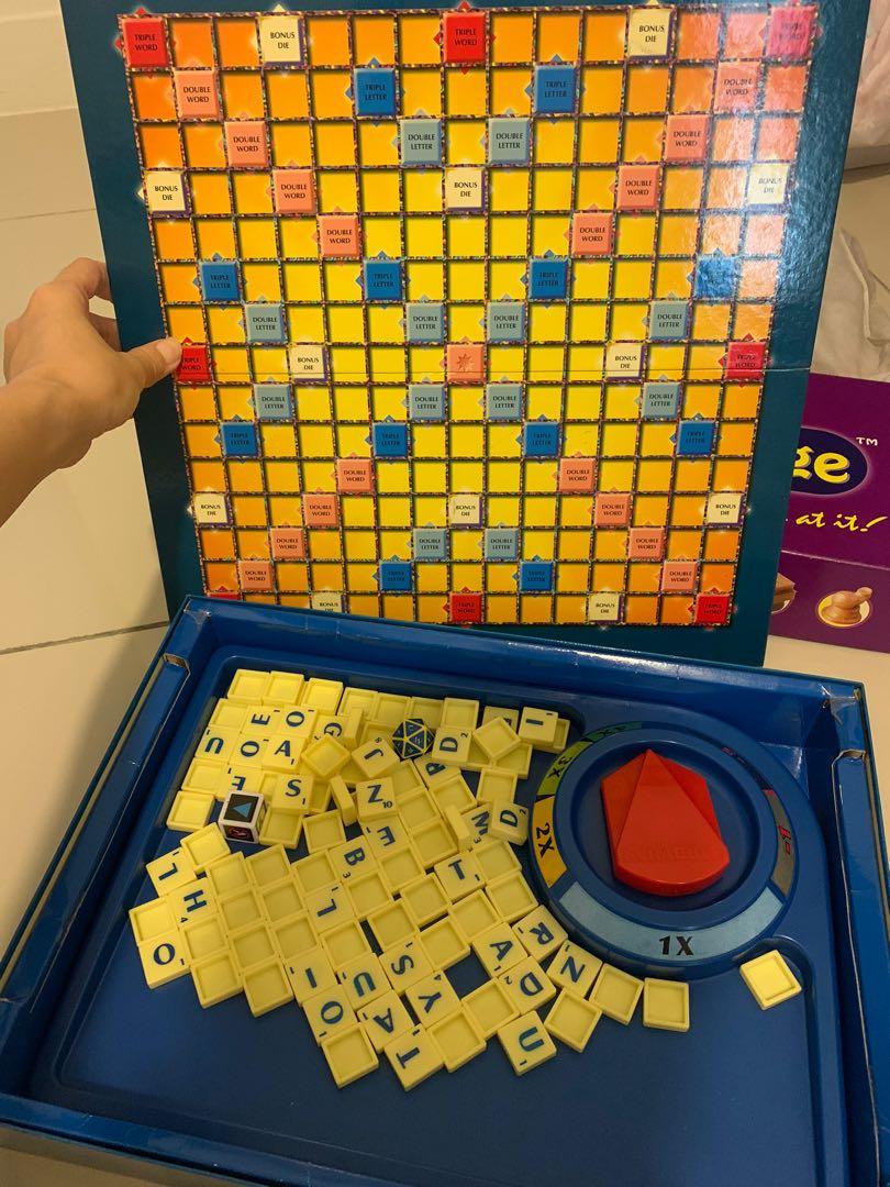 Vintage Party Scrabble Timer Board Game, Hobbies & Toys, Toys & Games