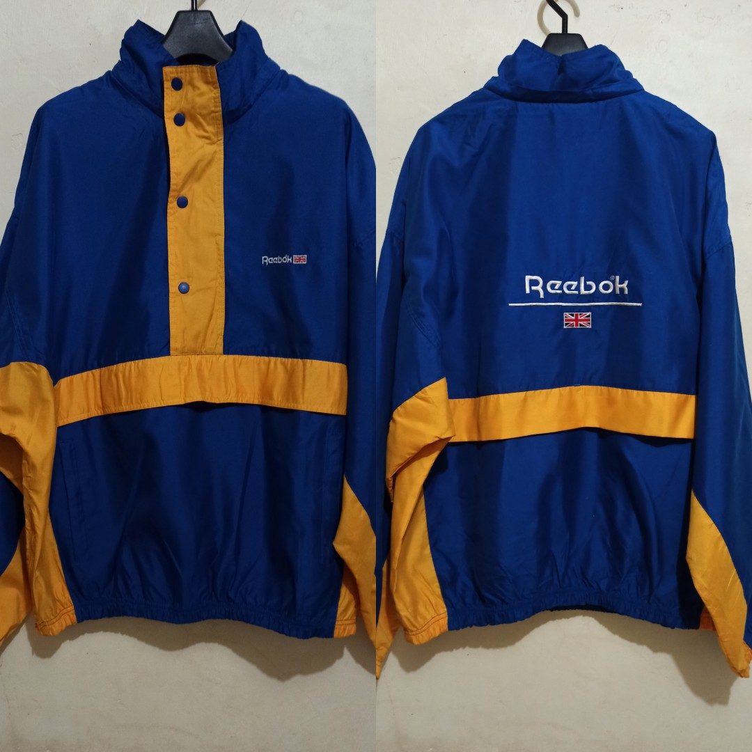 vintage reebok windbreaker, Men's Fashion, Coats, Jackets and Outerwear