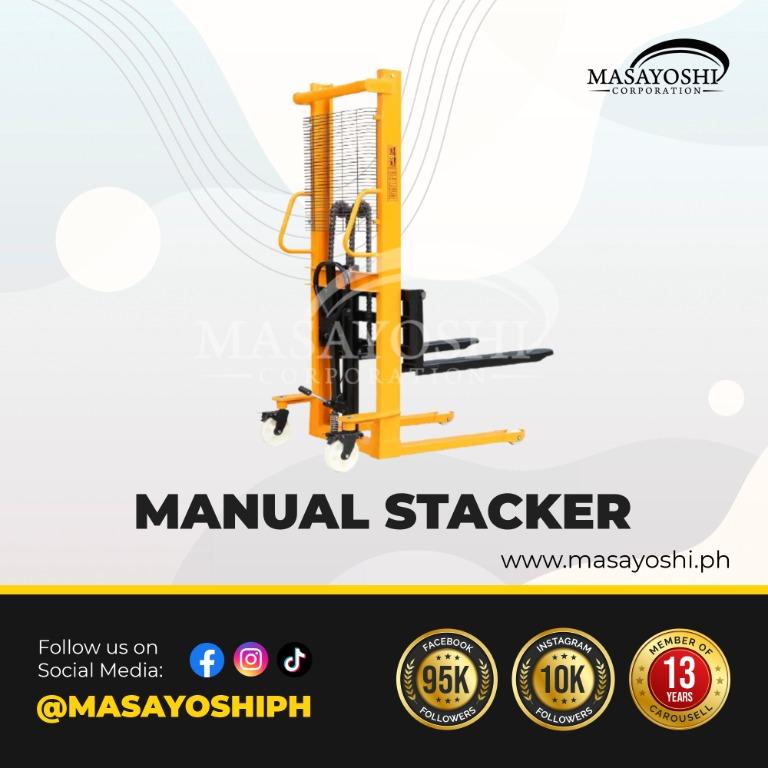 Walkie Stacker Straddle Manual Manual Stacker Pallet Stacker