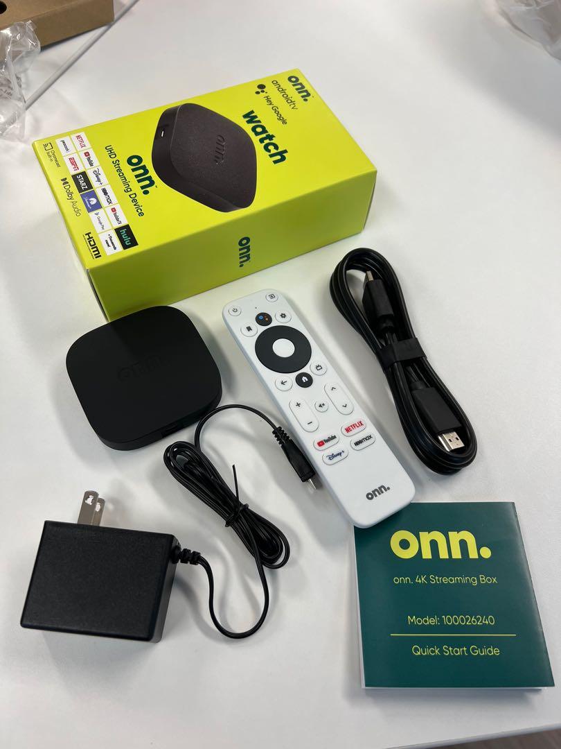 Walmart Onn UHD 4K Streaming Device Android TV Box HDMI Chromecast ...