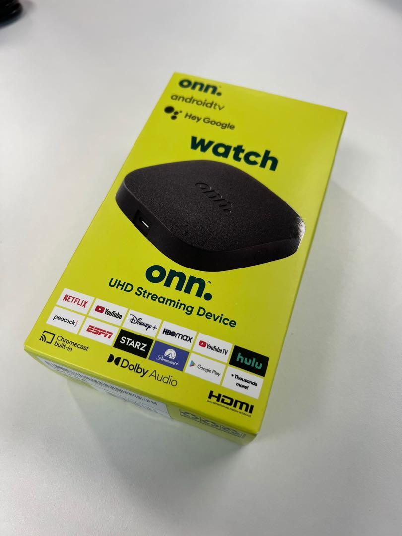 Walmart Onn UHD 4K Streaming Device Android TV Box HDMI Chromecast ...