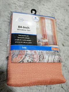 Window curtain (84 inch) set
