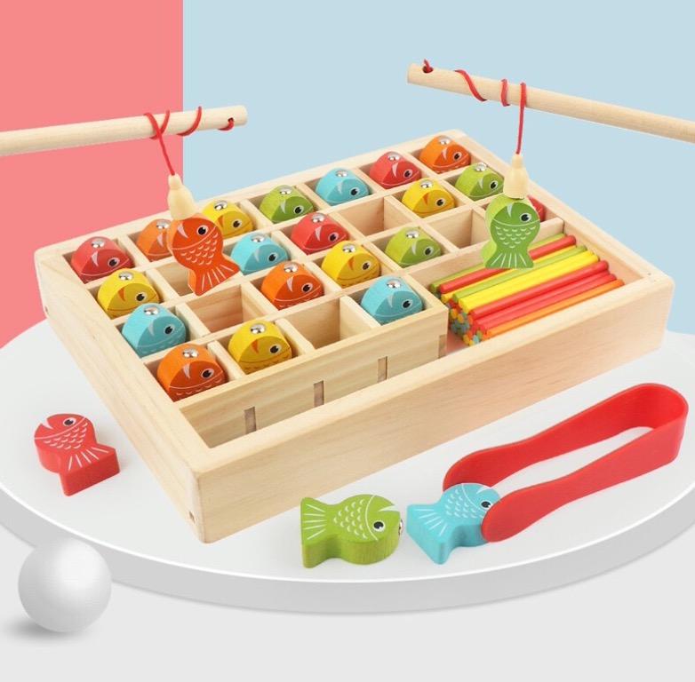 Wooden Magnetic Fishing Math Game Fine Motor Skill Toy Numbers Colour  Sorting Puzzle Montessori Toy Preschool Gift for Years Old Kid Early  Learning, Hobbies & Toys, Toys & Games on Carousell