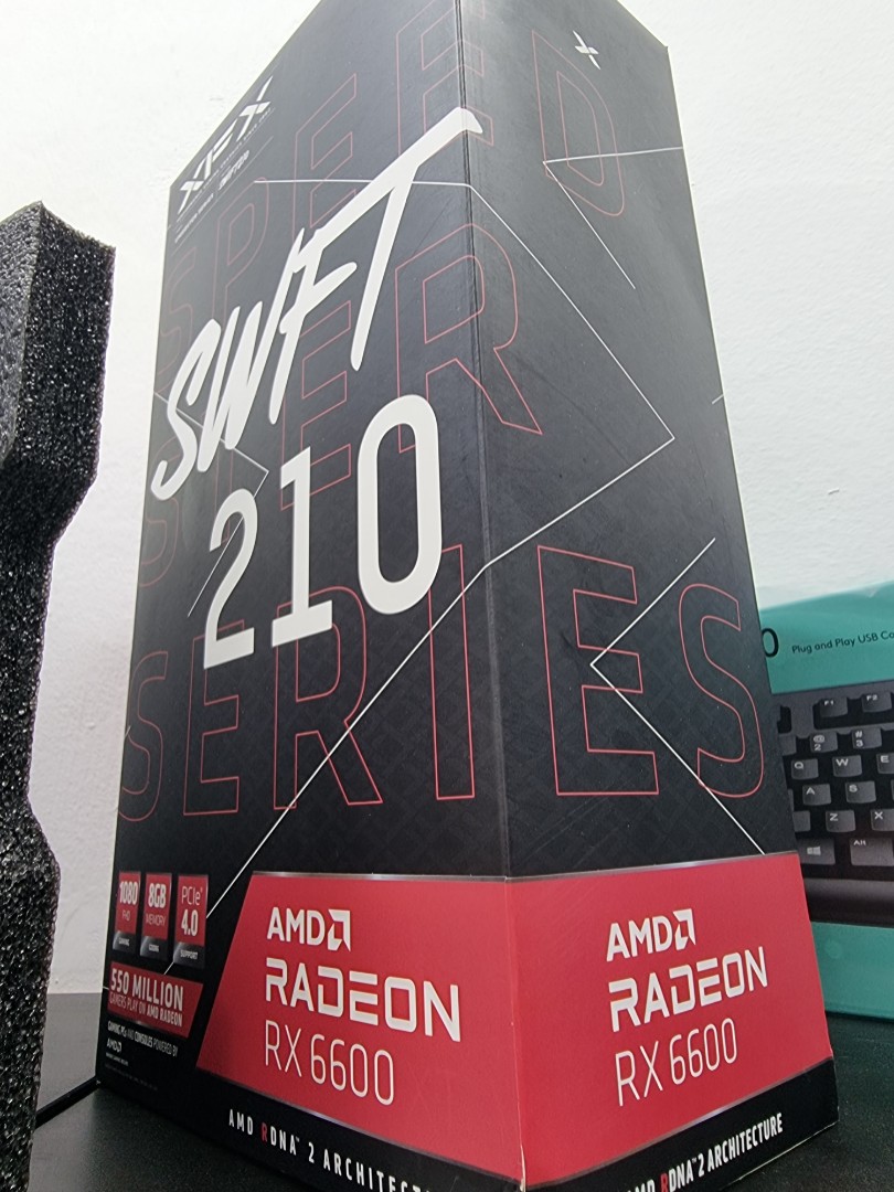 Xfx speedster amd radeon rx6600 8gb, Computers & Tech, Parts ...