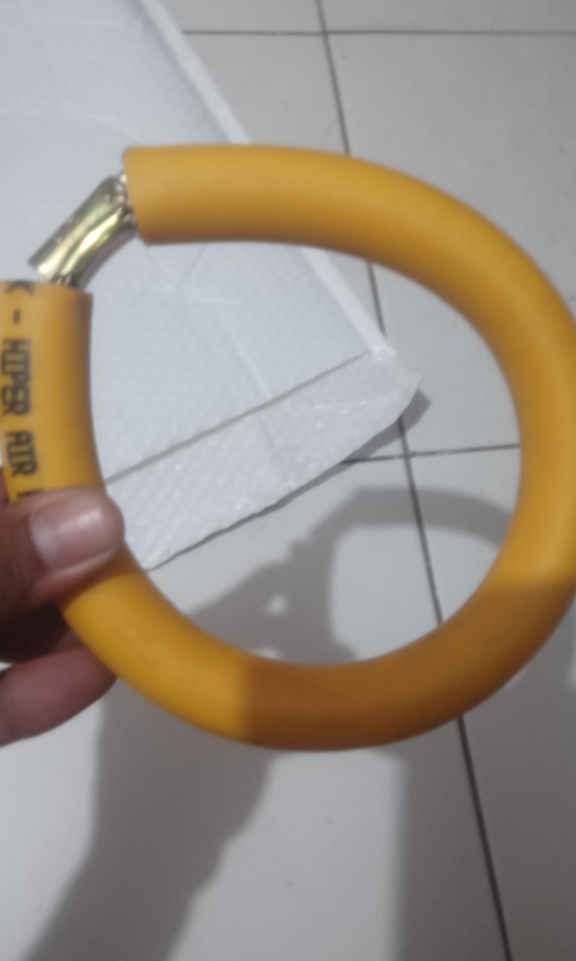 Yellow exhaust donut, Motorcycles, Motorcycle Accessories on Carousell