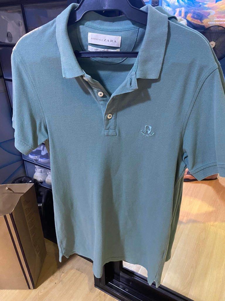 2pcs Zara Polo Shirts, Men's Fashion 