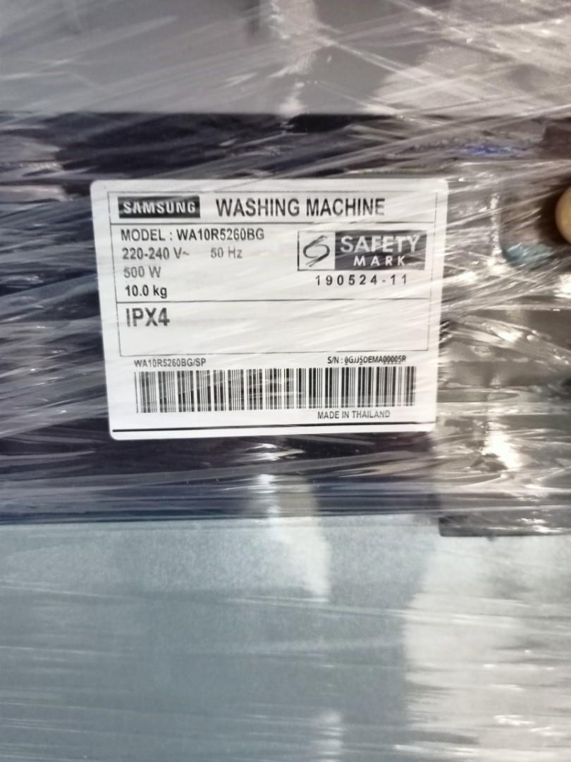 10kg Samsung washing machine, TV & Home Appliances, Kitchen ...