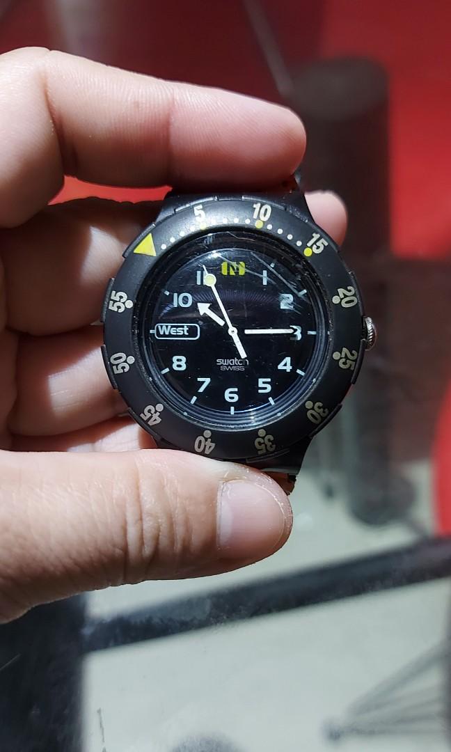 Swatch divers watch 200m price sale