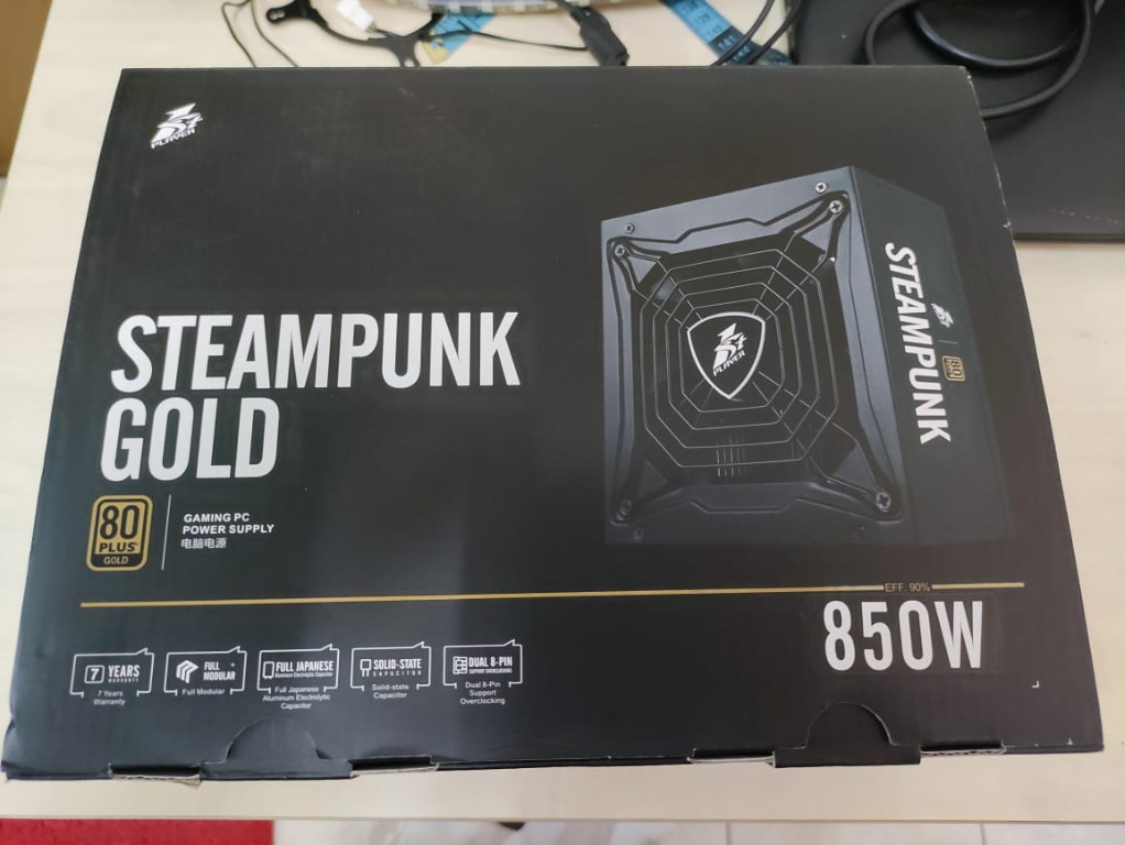 1st player 850W Steampunk SP Series 80 Plus Gold Fully Modular ATX PSU ...