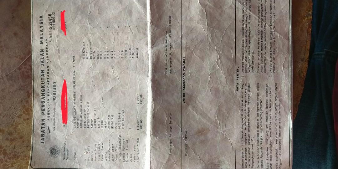 2014 yamaha ego 125, Motorbikes on Carousell