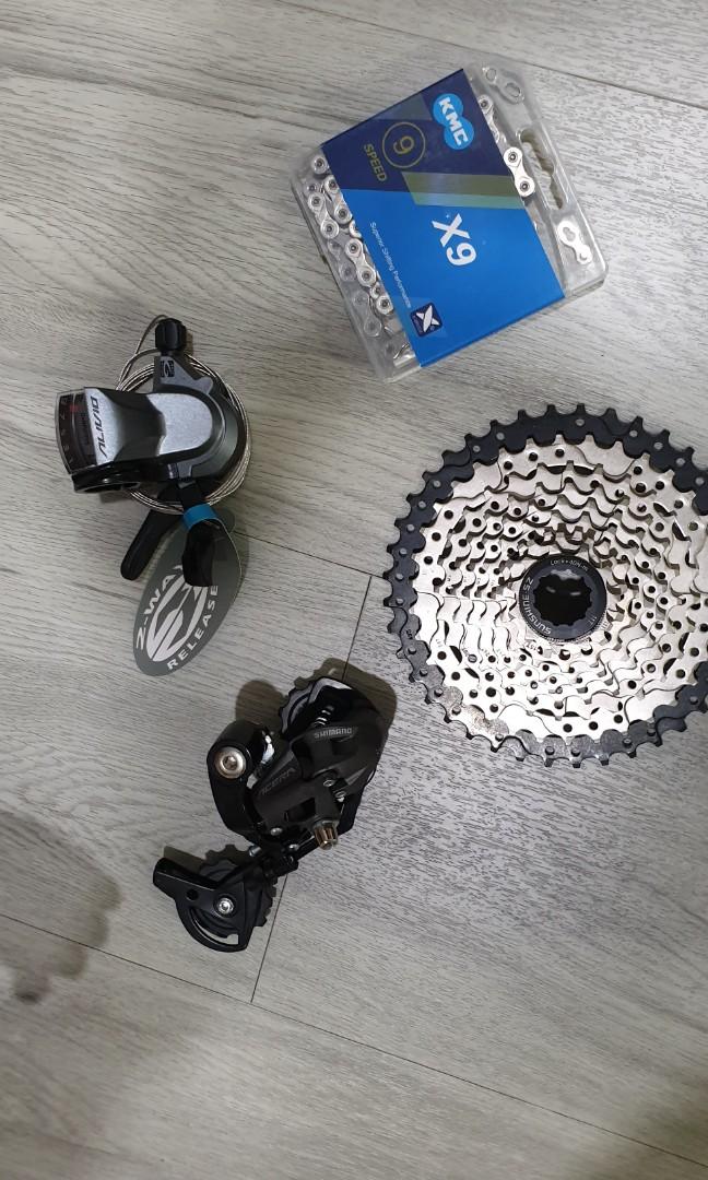 9 speed groupset mtb