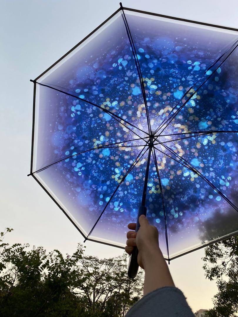 透明星空雨傘 透明傘 星空傘 現貨 興趣及遊戲 旅行 旅遊 雨傘 Carousell