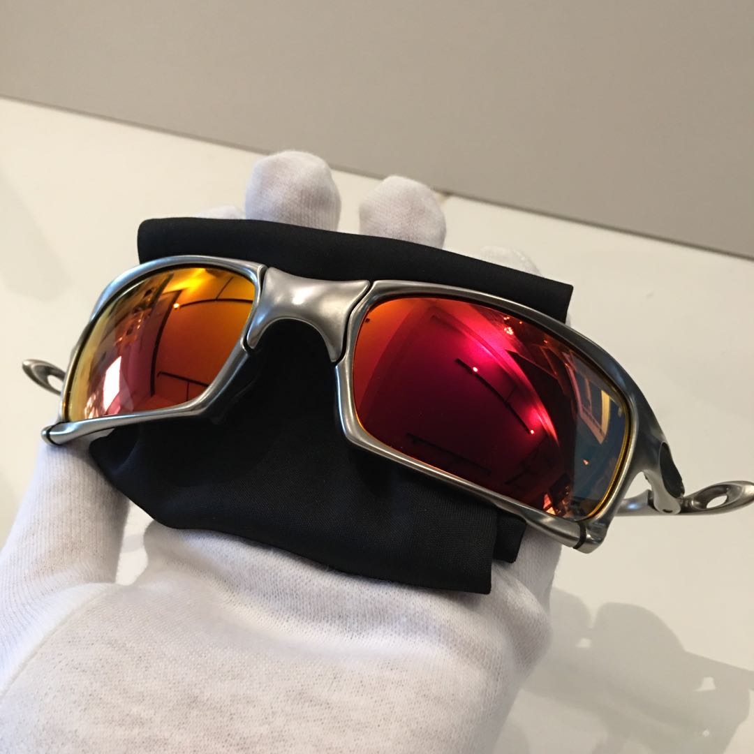 Authentic Oakley X Squared Plasma with Premium Red Lenses