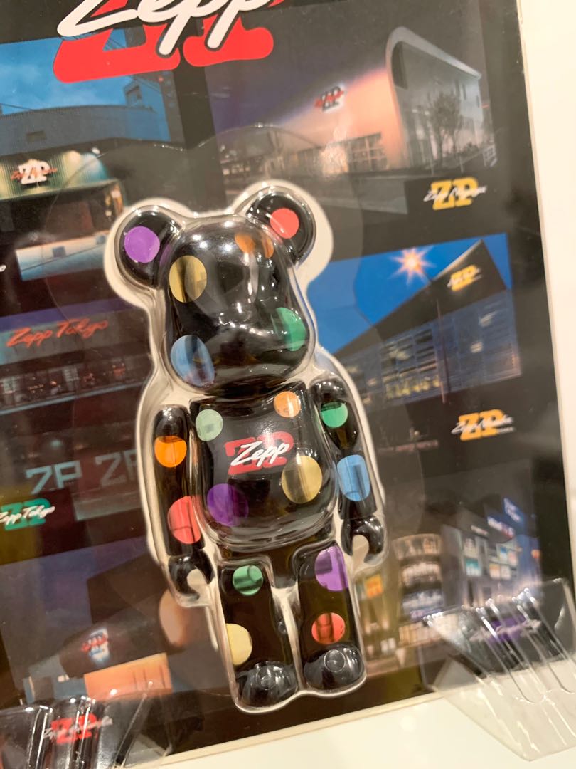 全新絕版Bearbrick 100% Zepp 彩色透明超靚只得一隻, 興趣及遊戲, 玩具