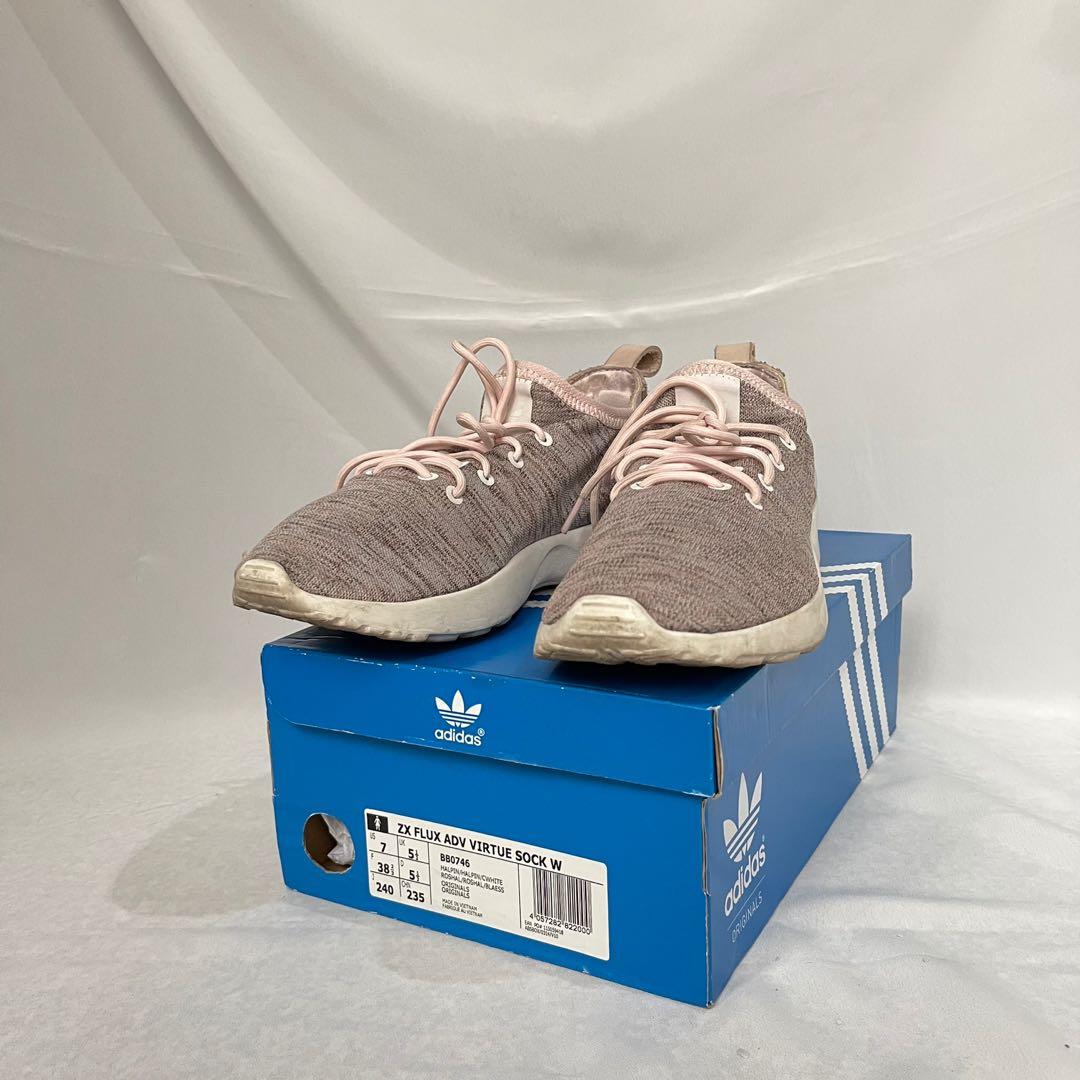 ADIDAS ZX Flux ADV Virtue Sock Women Fesyen Wanita Sepatu di