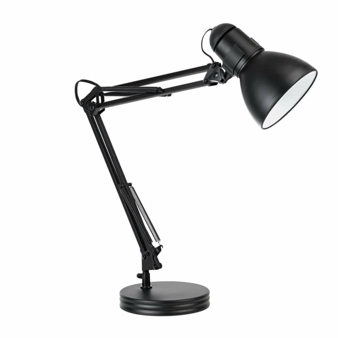 Alba Architect Double Arm Desk Lamp, Black (ARCHI N), Furniture & Home