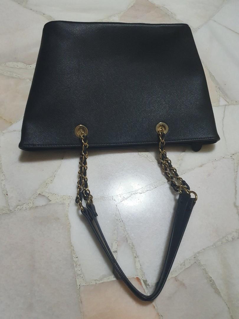 ALDO Tote Bag Black Leather Women s Fashion Bags Wallets Tote