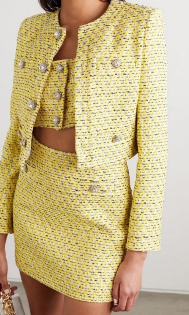 Alessandra rich tweed set