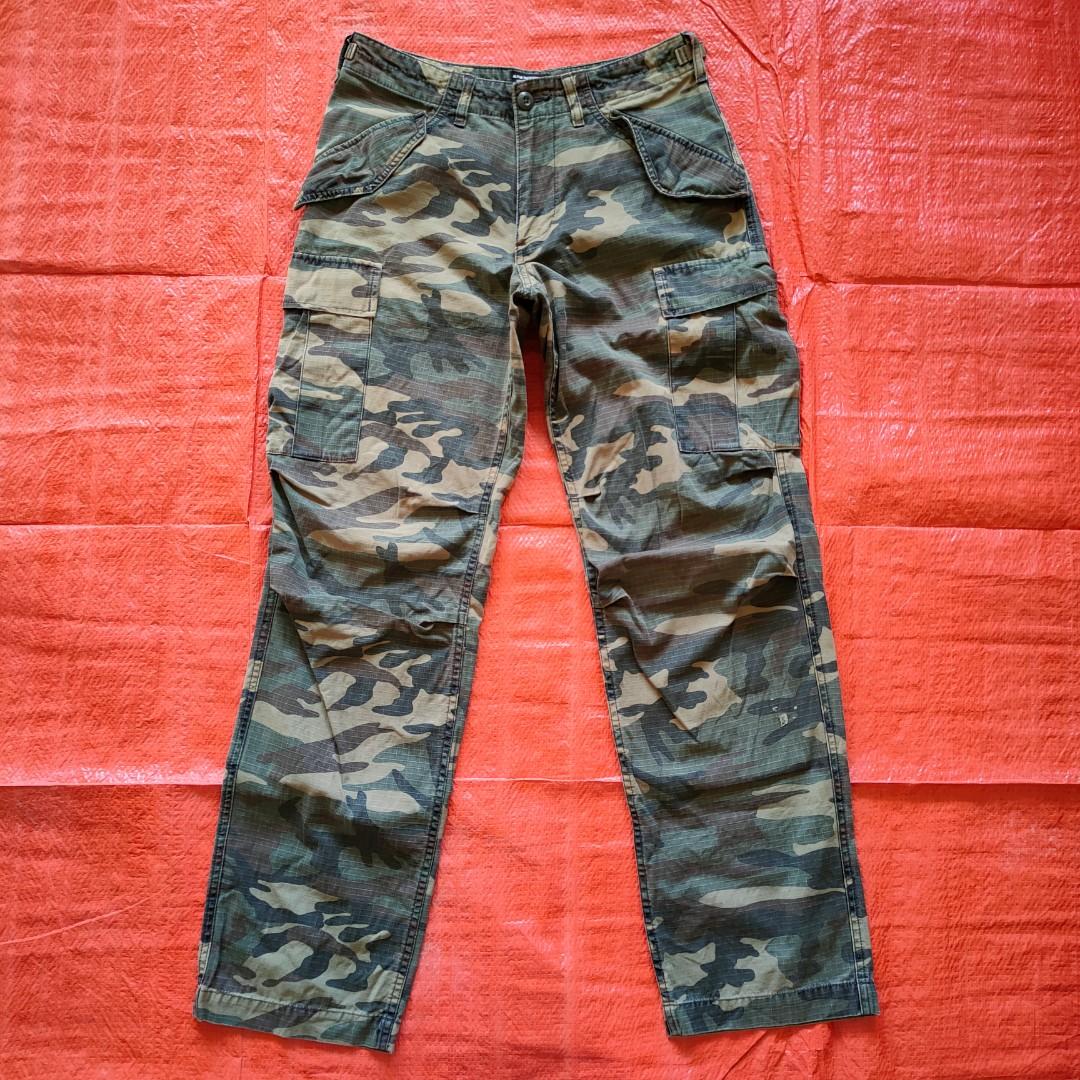 Alpha Industries Inc Camo Cargo Pants Saiz 29