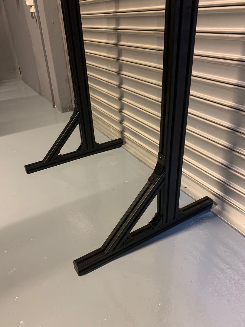 Aluminium profile extrusion monitor stand free standing / monitor stand / tv stand / monitor