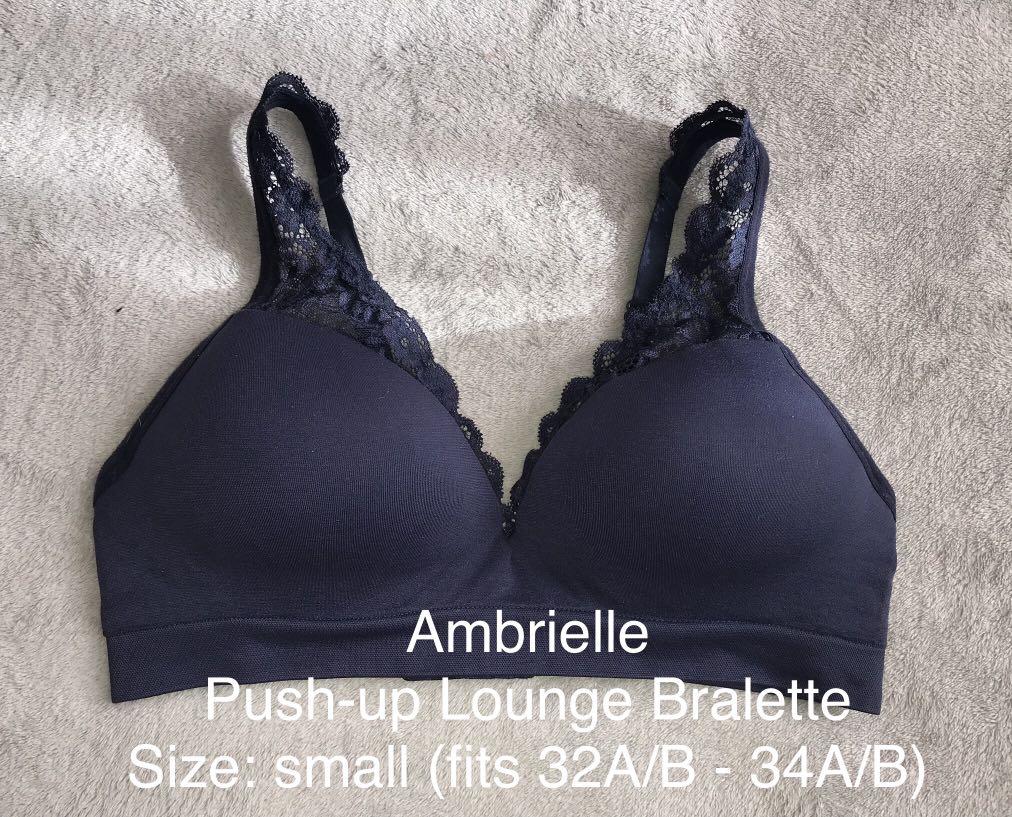 Ambrielle, Intimates & Sleepwear, 2 Ambrielle Bras 36b Nude And Black  Push Up Bras
