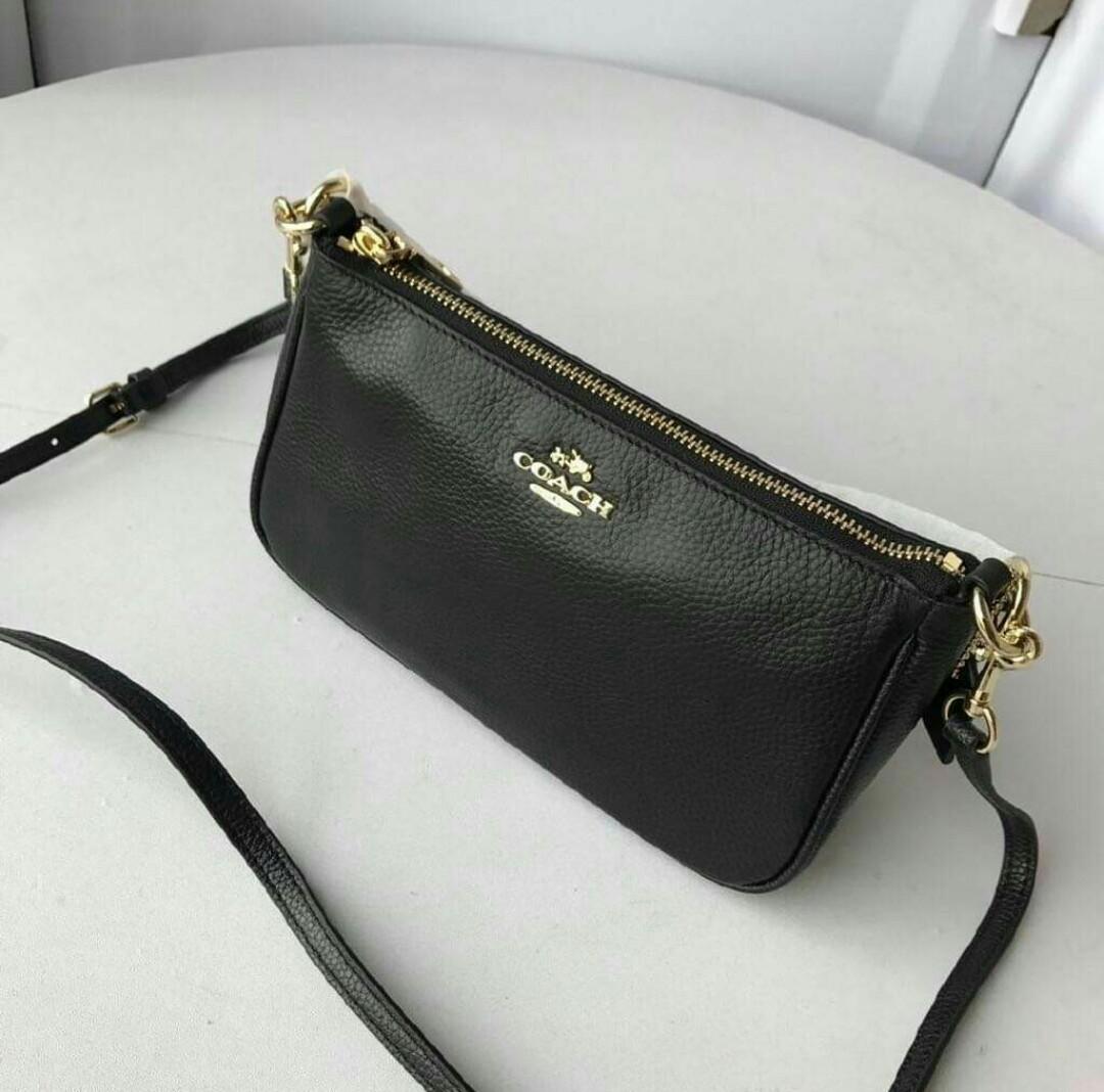 Authentic Coach Top Handle Pouch (COACH F25591), Women's Fashion, Bags