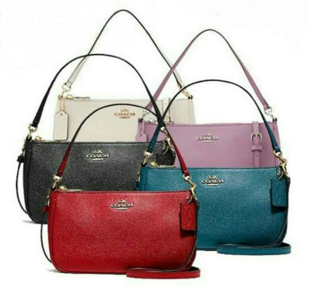 Authentic Coach Top Handle Pouch (COACH F25591), Women's Fashion, Bags